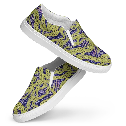 Midnight Marrow on a Women's Slip-On Canvas Shoes