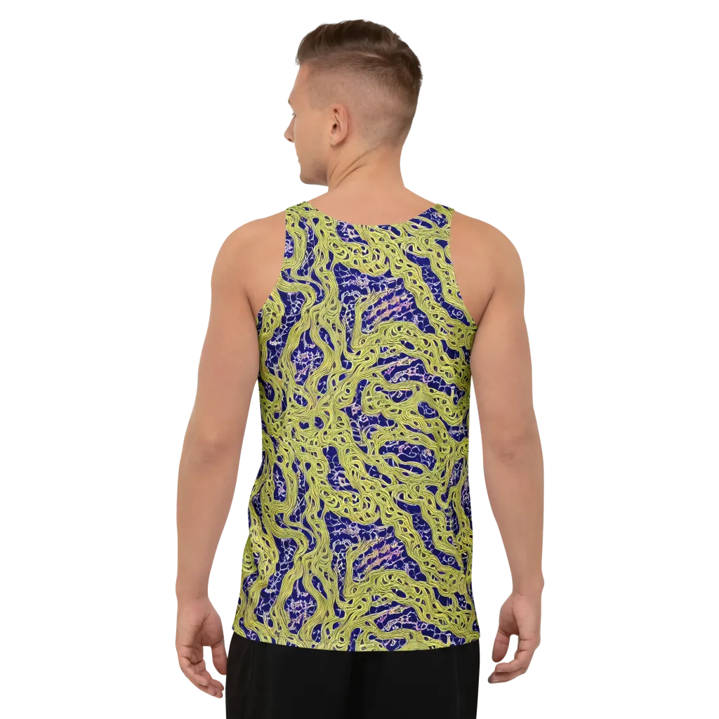 Midnight Marrow on Men's Tank Top — Back