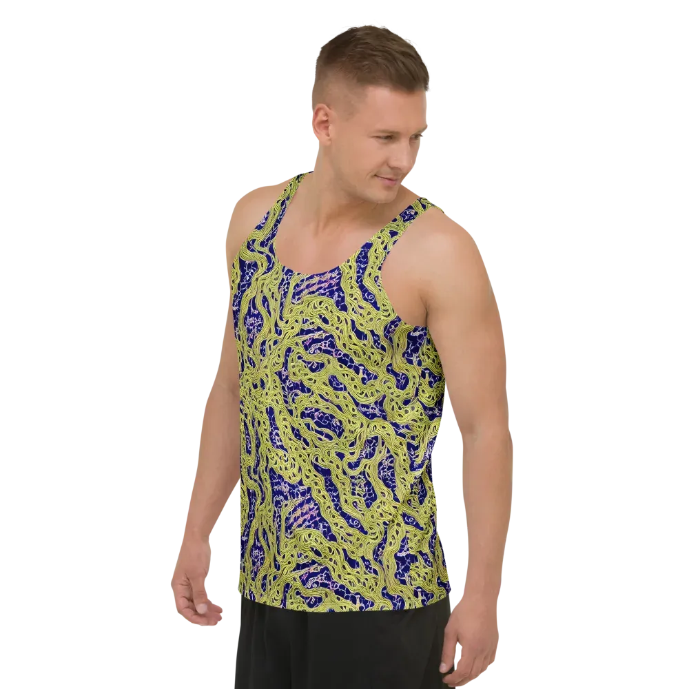Midnight Marrow on Men's Tank Top — Left Front