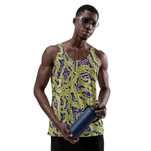 Midnight Marrow on a Men's Tank Top