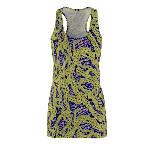 Midnight Marrow on a Racerback Dress
