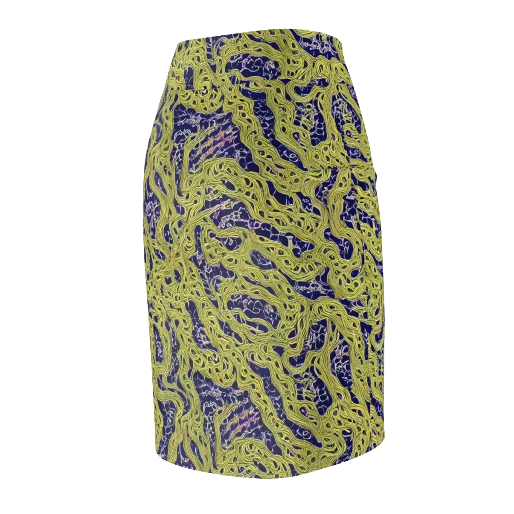 Midnight Marrow on Pencil Skirt — Back Side
