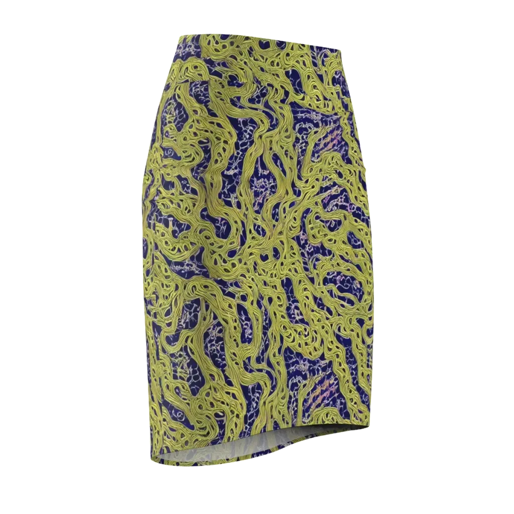 Midnight Marrow on Pencil Skirt — Front Side