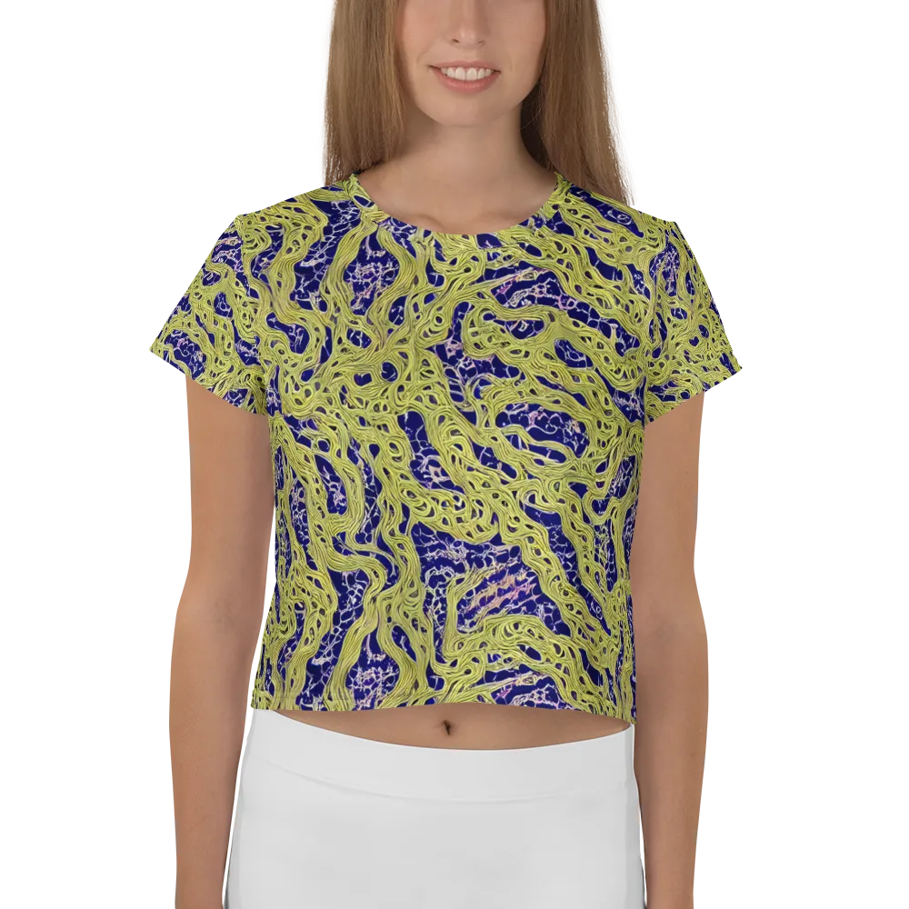 Midnight Marrow on Crop Tee — Front