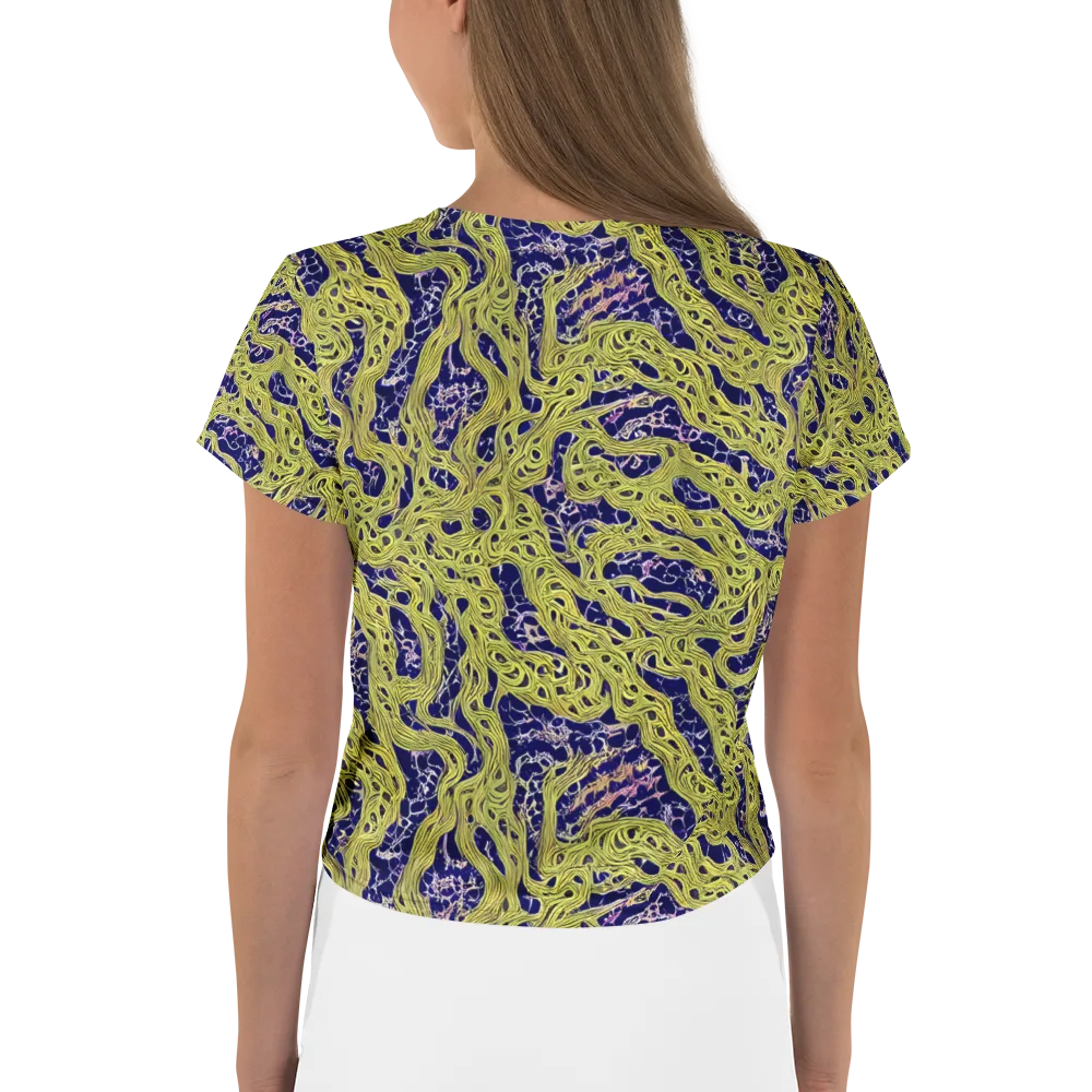 Midnight Marrow on Crop Tee — Back