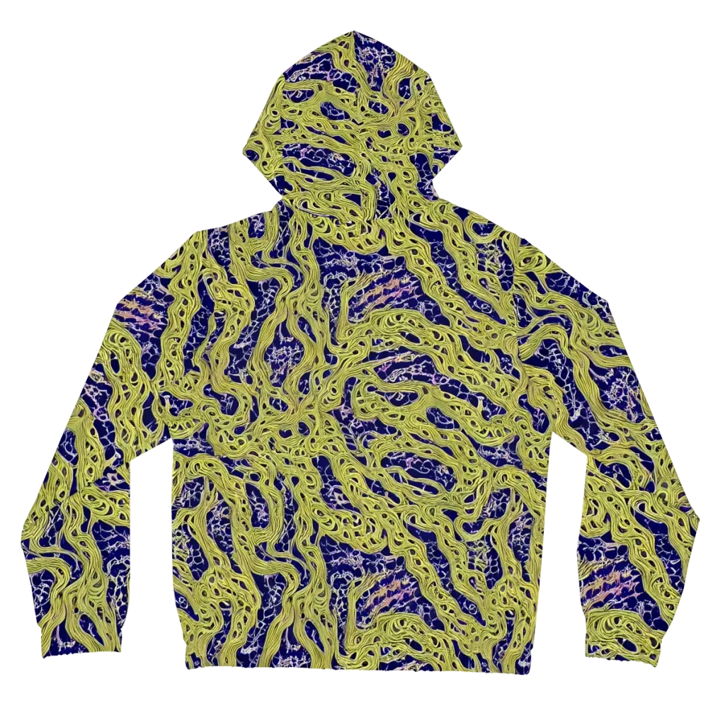 Midnight Marrow on Women's Full-Zip Hoodie — Back