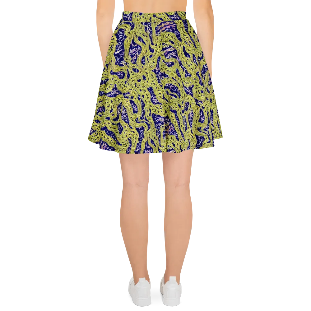 Midnight Marrow on Skater Skirt — Back