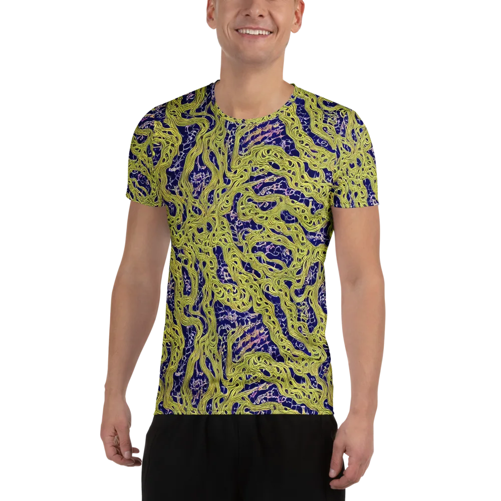 Midnight Marrow on Men's Athletic T-Shirt — Front