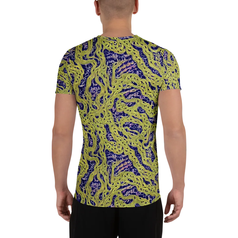 Midnight Marrow on Men's Athletic T-Shirt — Back