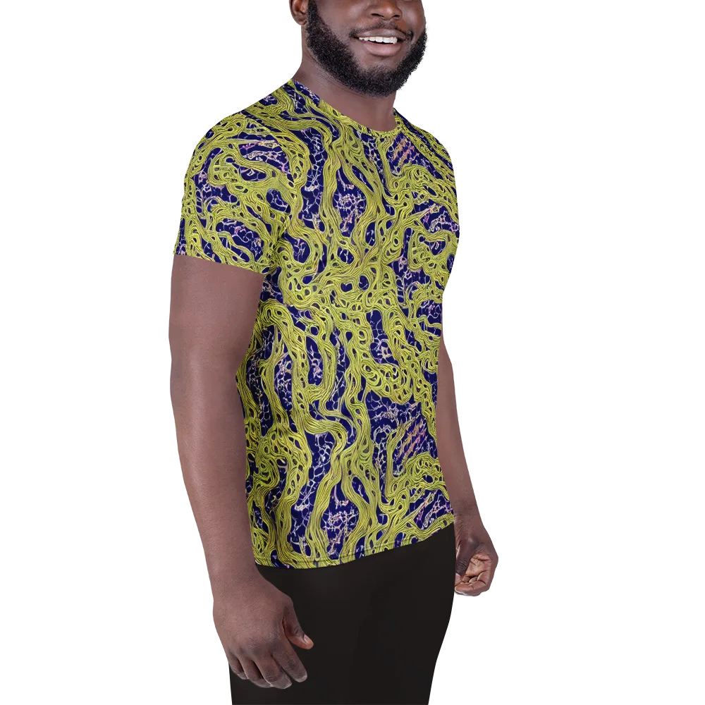 Midnight Marrow on Men's Athletic T-Shirt — Right
