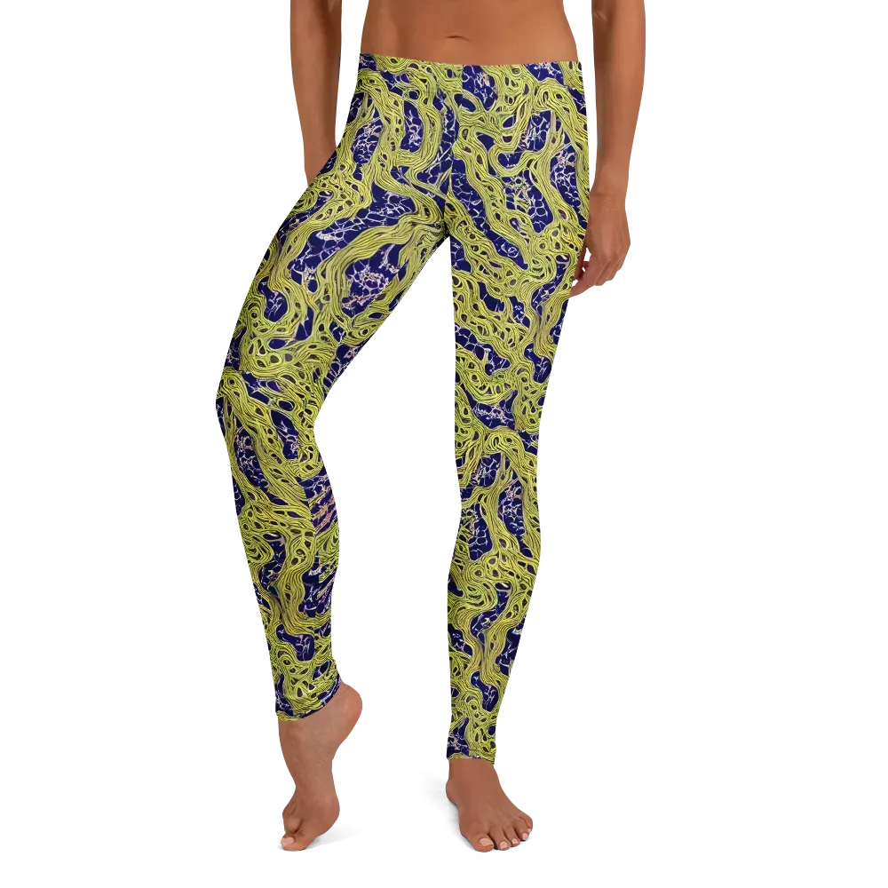 Midnight Marrow on Leggings — Front