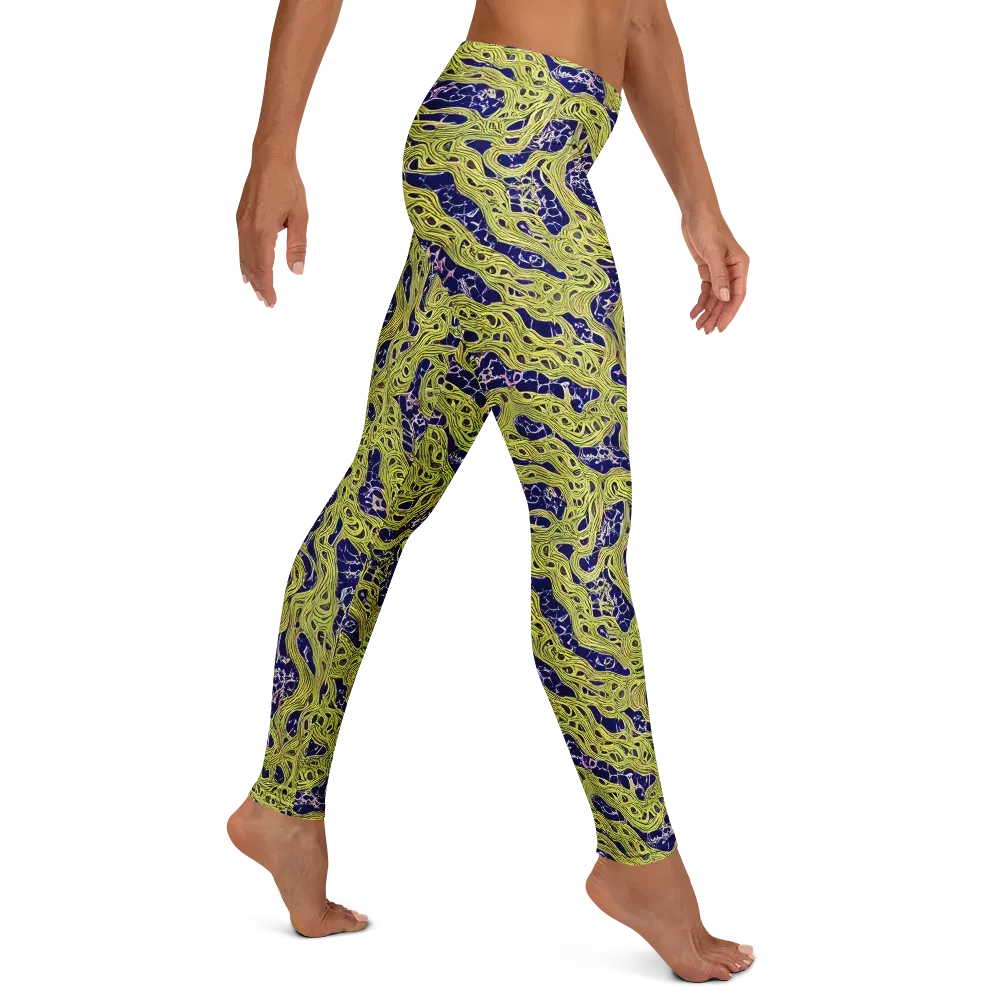 Midnight Marrow on Leggings — Right