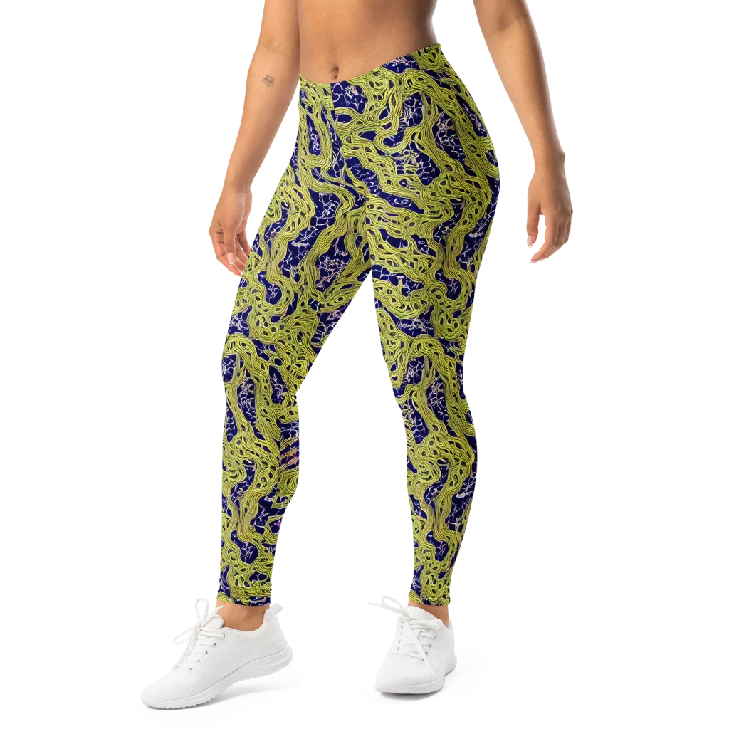 Midnight Marrow on Leggings — Left Front
