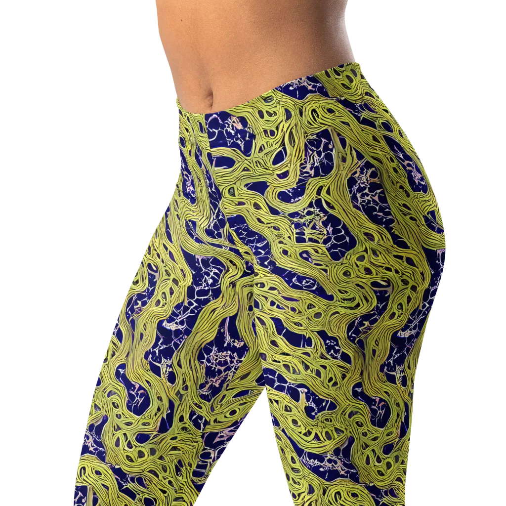 Midnight Marrow on Leggings — Left Front