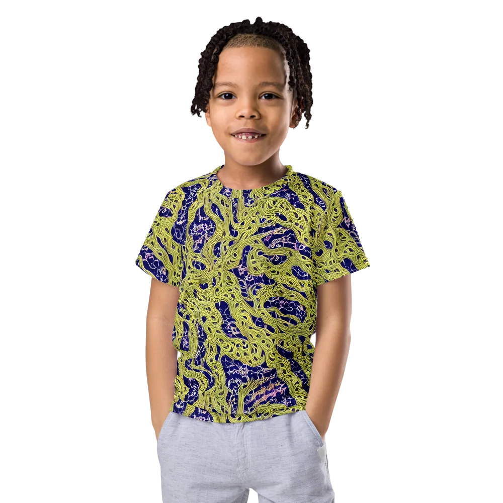 Midnight Marrow on Kids Crew Neck T-Shirt — Front