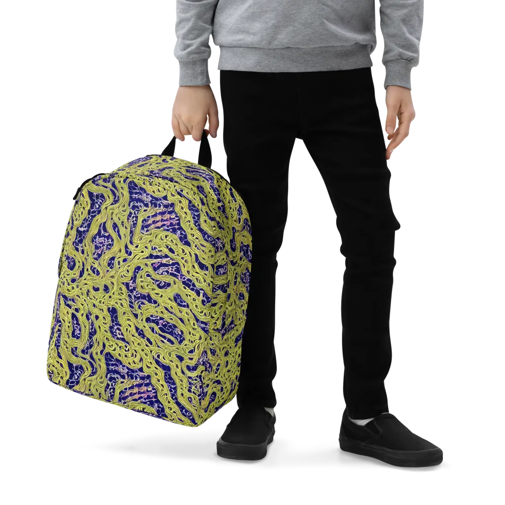Midnight Marrow on Minimalist Backpack — Zoomed-in