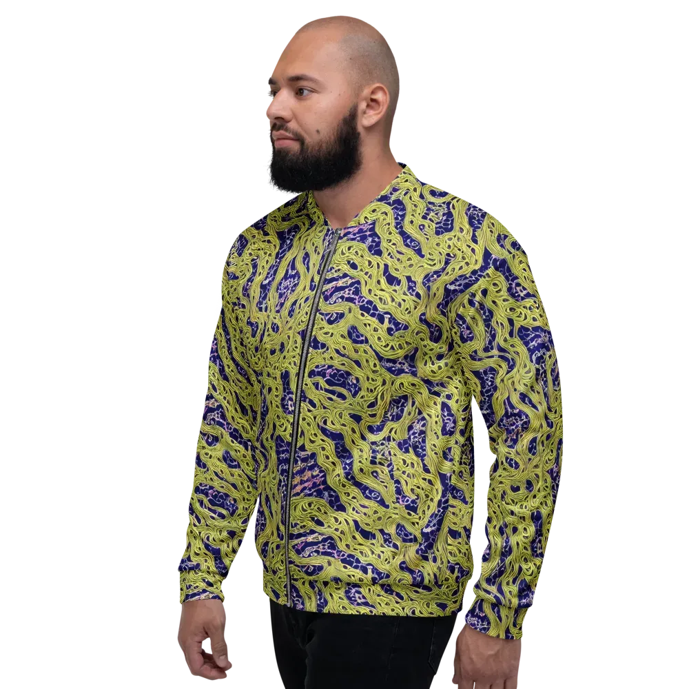 Midnight Marrow on Bomber Jacket — Left