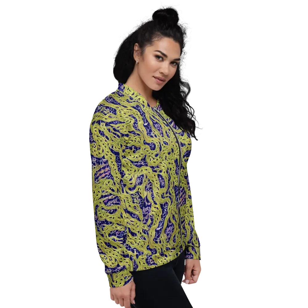Midnight Marrow on Bomber Jacket — Right