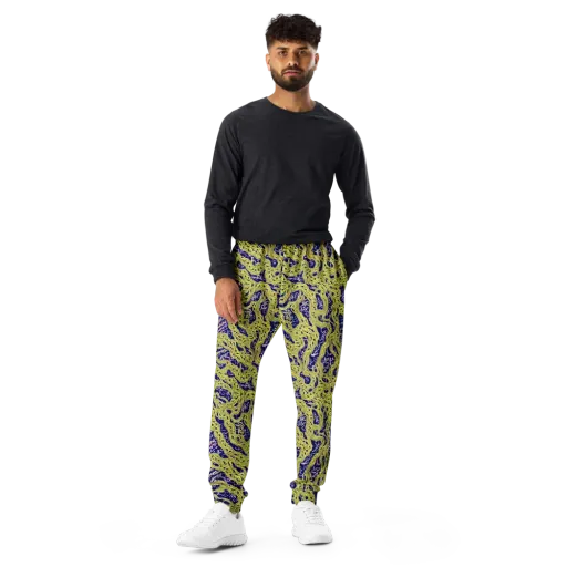Midnight Marrow on a Men's Joggers