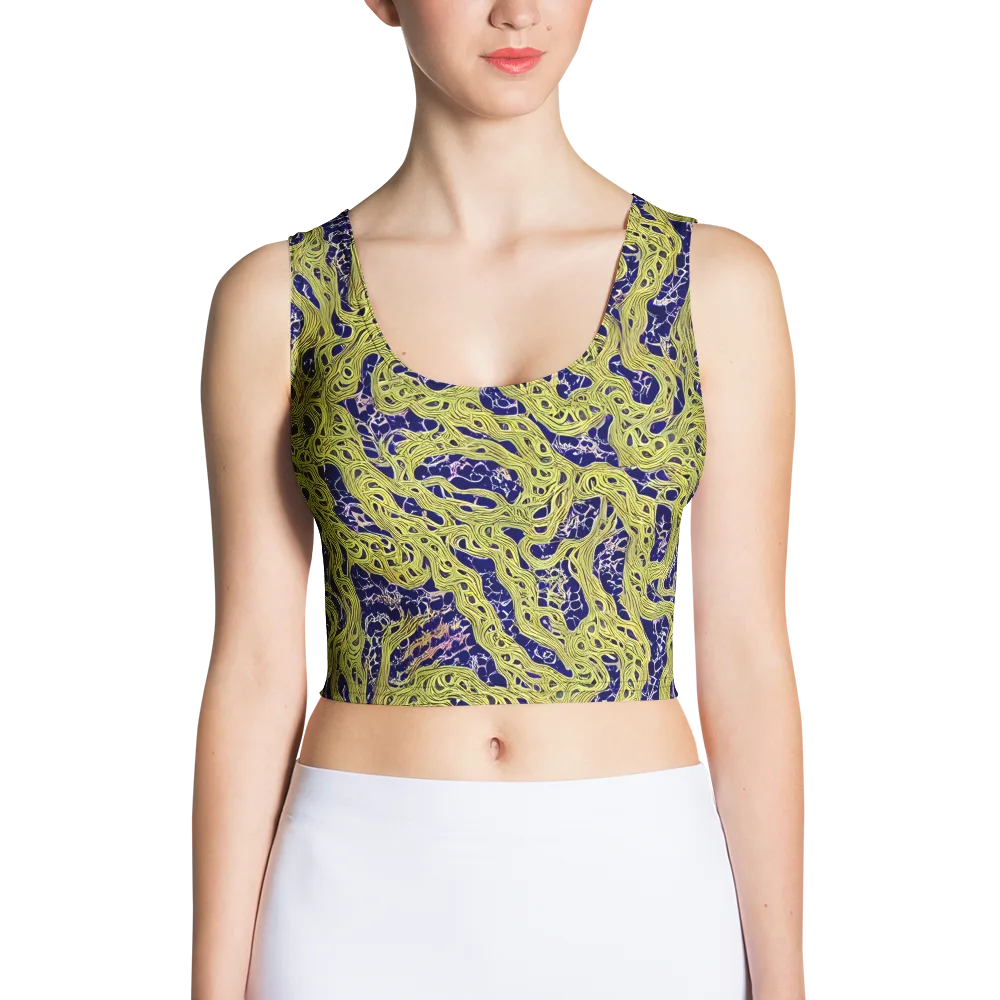 Midnight Marrow on Crop Top — Front