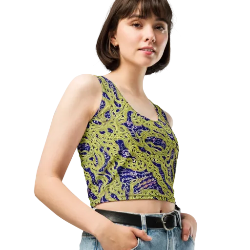 Midnight Marrow on a Crop Top