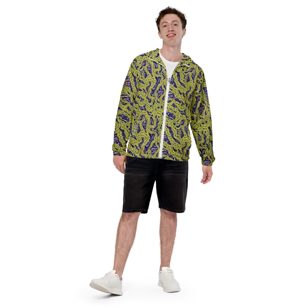 Midnight Marrow on Men's Windbreaker — Front
