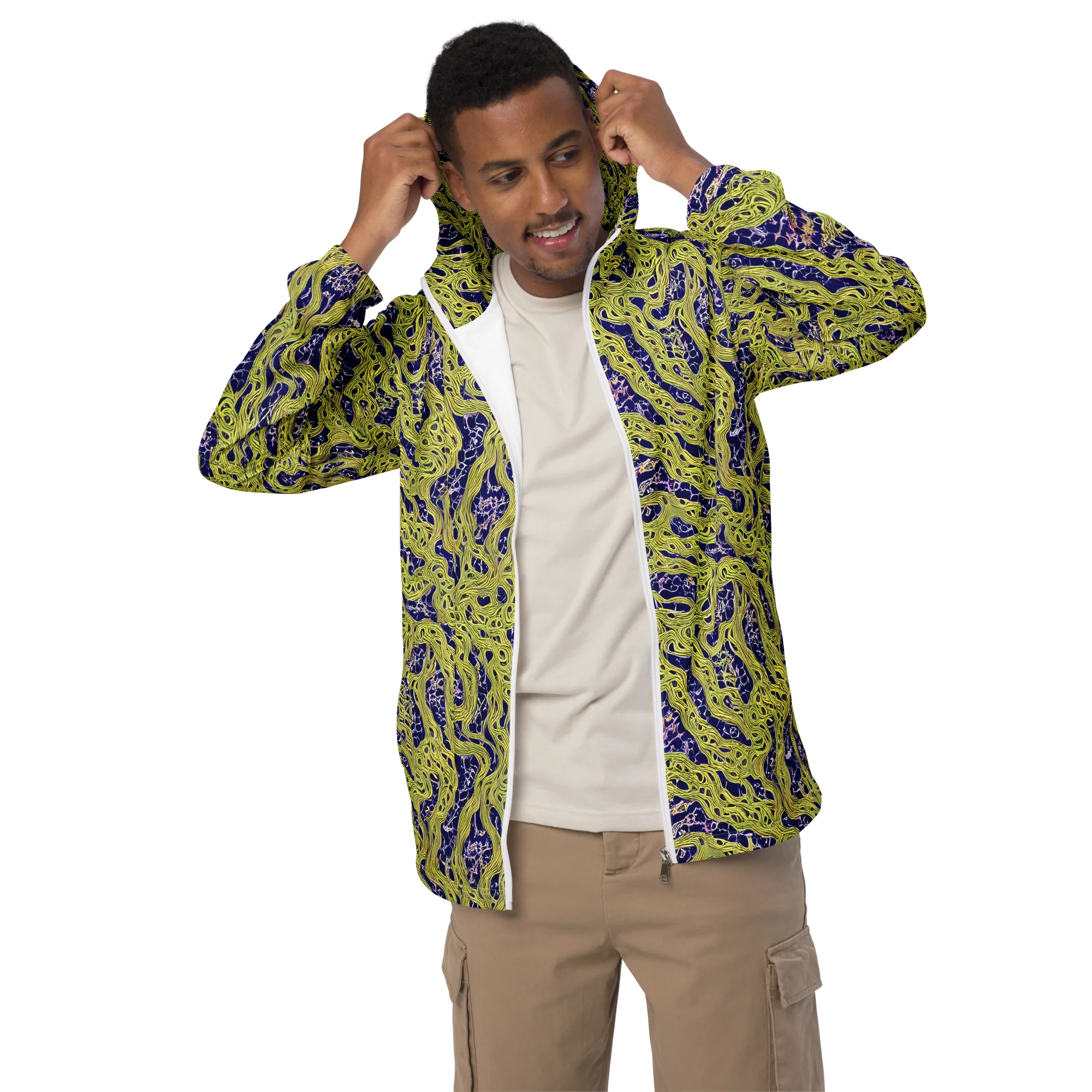 Midnight Marrow on Men's Windbreaker — Front