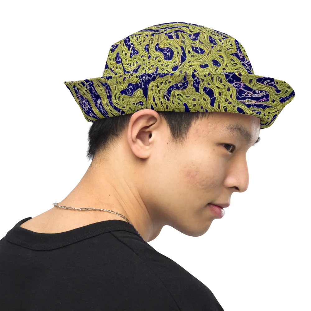 Midnight Marrow on Reversible Bucket Hat — Right Outside