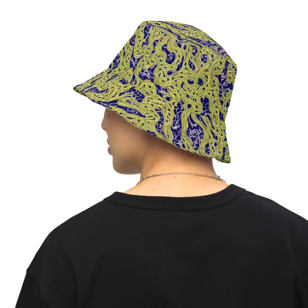 Midnight Marrow on Reversible Bucket Hat — Back Inside