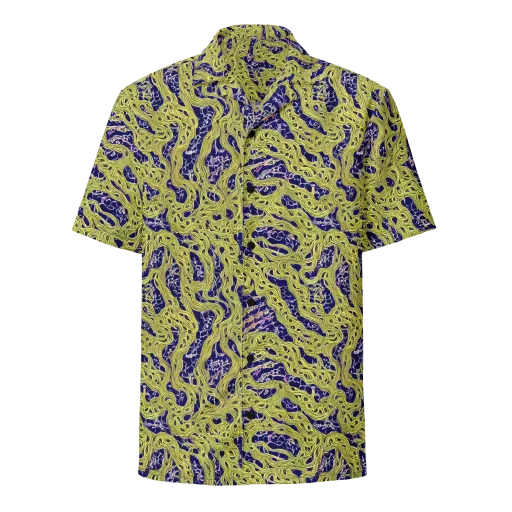 Midnight Marrow on a Button Shirt