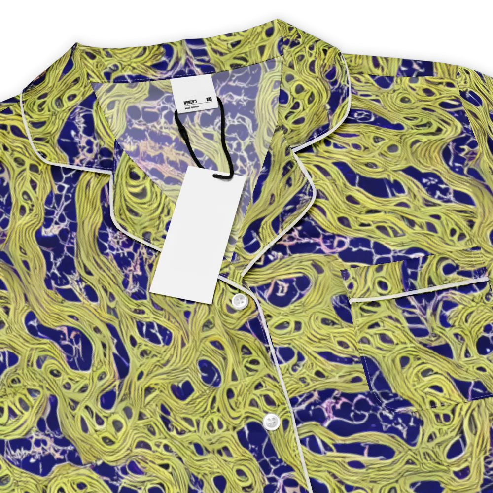 Midnight Marrow on Women's Short Sleeve Pajama Top — Product details