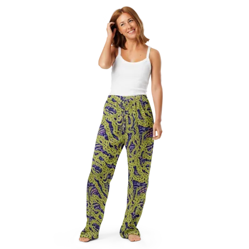Midnight Marrow on a Women's Pajama Pants