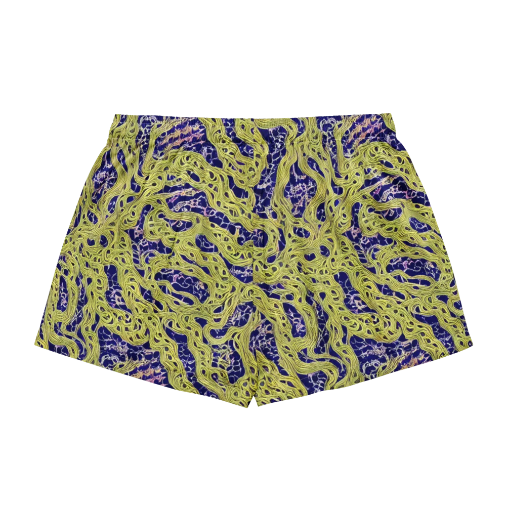 Midnight Marrow on Women's Pajama Shorts — Back