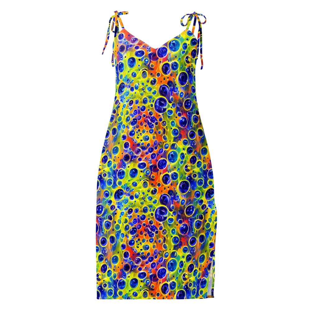 Electric Bubbles on Slip Dress — Front