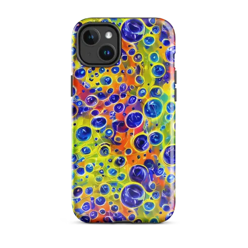 Electric Bubbles on a MagSafe Tough Case for iPhone®