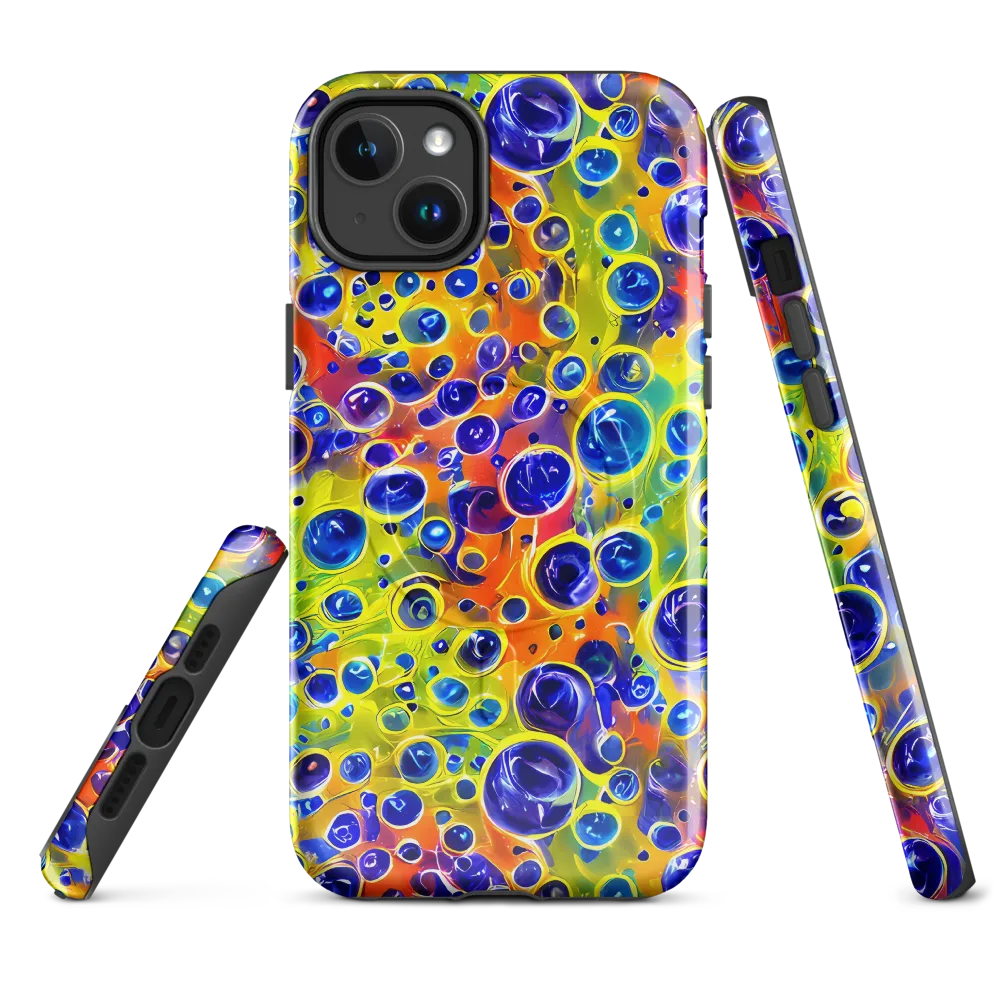 Electric Bubbles on MagSafe Tough Case for iPhone® — Front