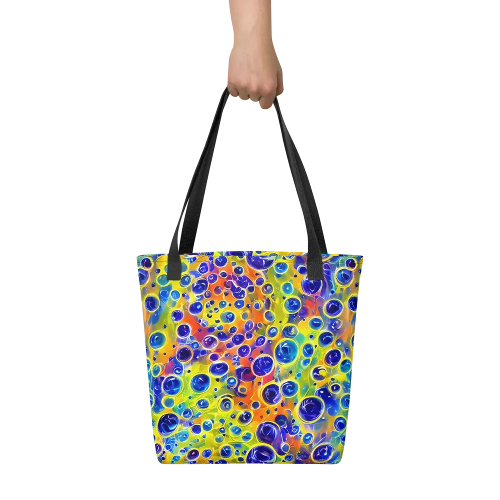 Electric Bubbles on Tote Bag — Front