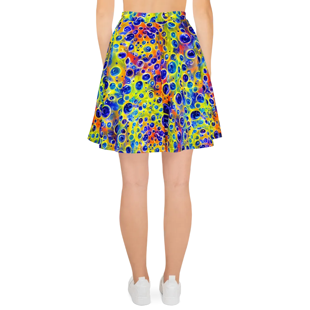 Electric Bubbles on Skater Skirt — Back