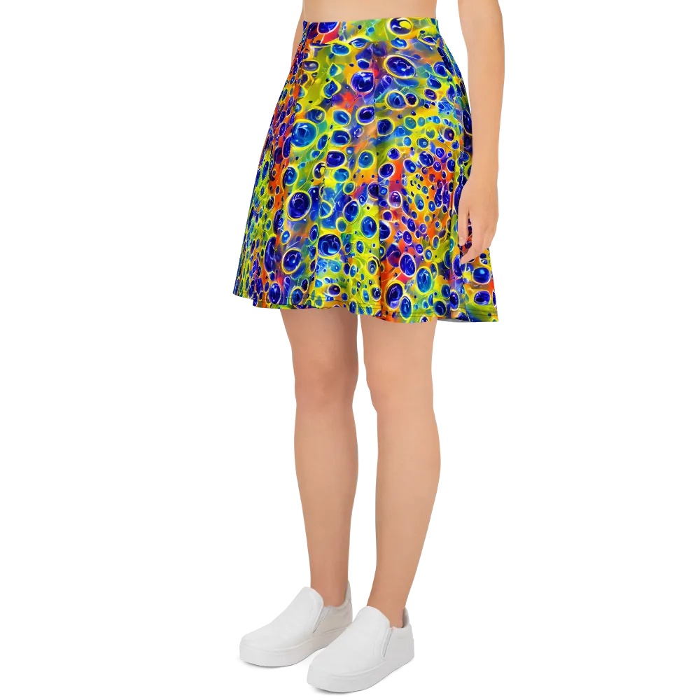 Electric Bubbles on Skater Skirt — Left