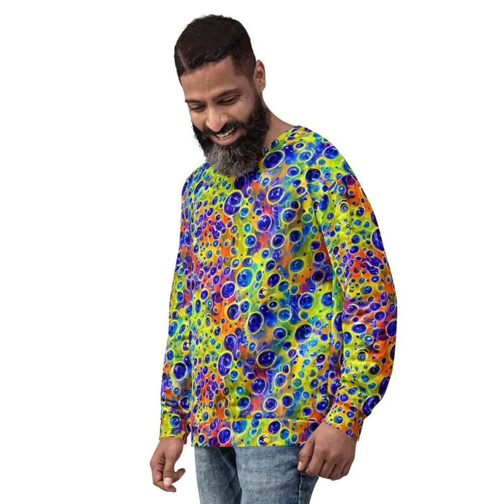 Electric Bubbles on Sweatshirt — Left Front
