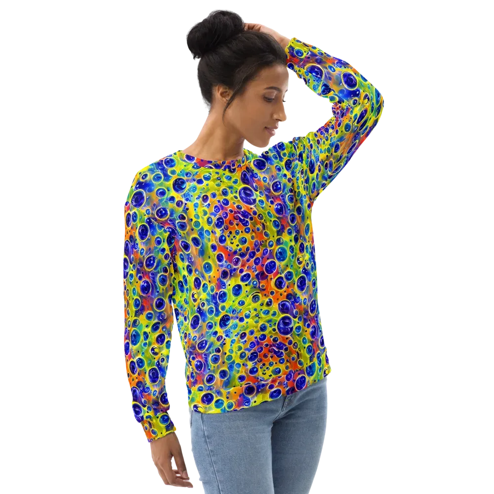Electric Bubbles on Sweatshirt — Right Front