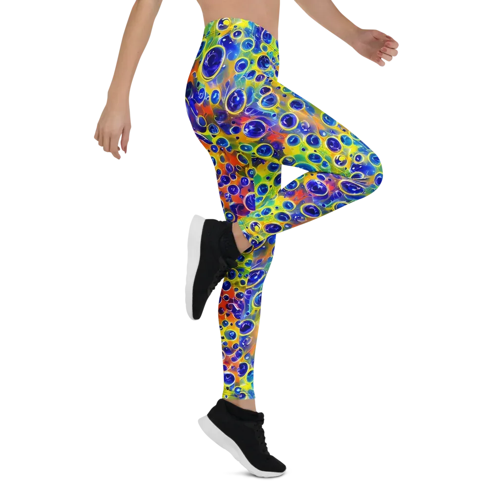 Electric Bubbles on Leggings — Right