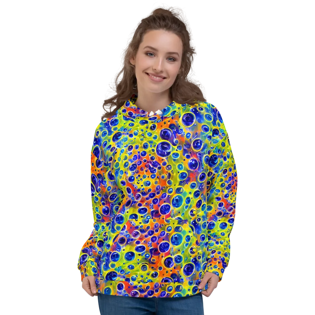 Electric Bubbles on Hoodie — Front