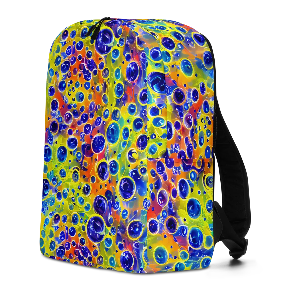 Electric Bubbles on Minimalist Backpack — Left
