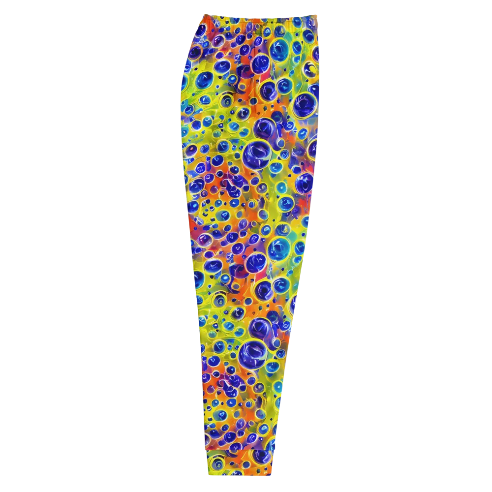 Electric Bubbles on Men's Joggers — Right