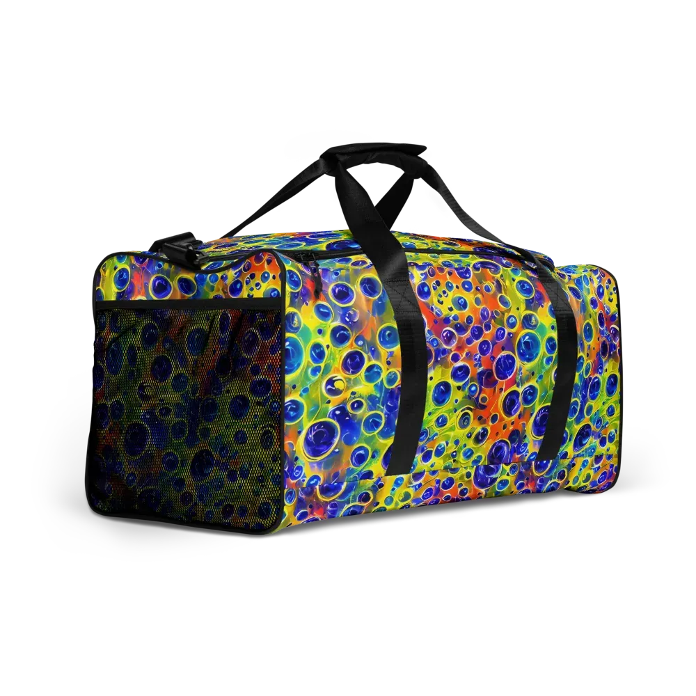 Electric Bubbles on Duffle Bag — Right Front