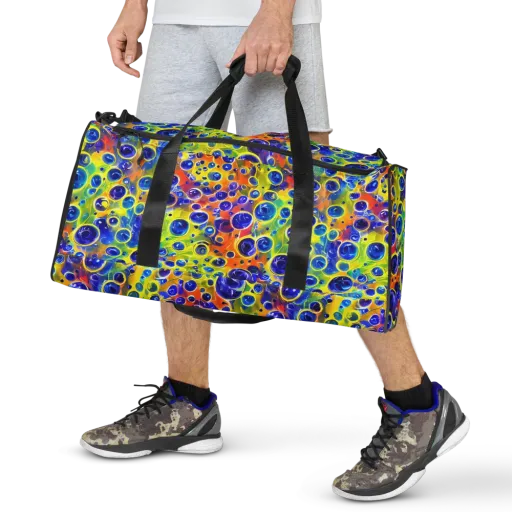 Electric Bubbles on a Duffle Bag