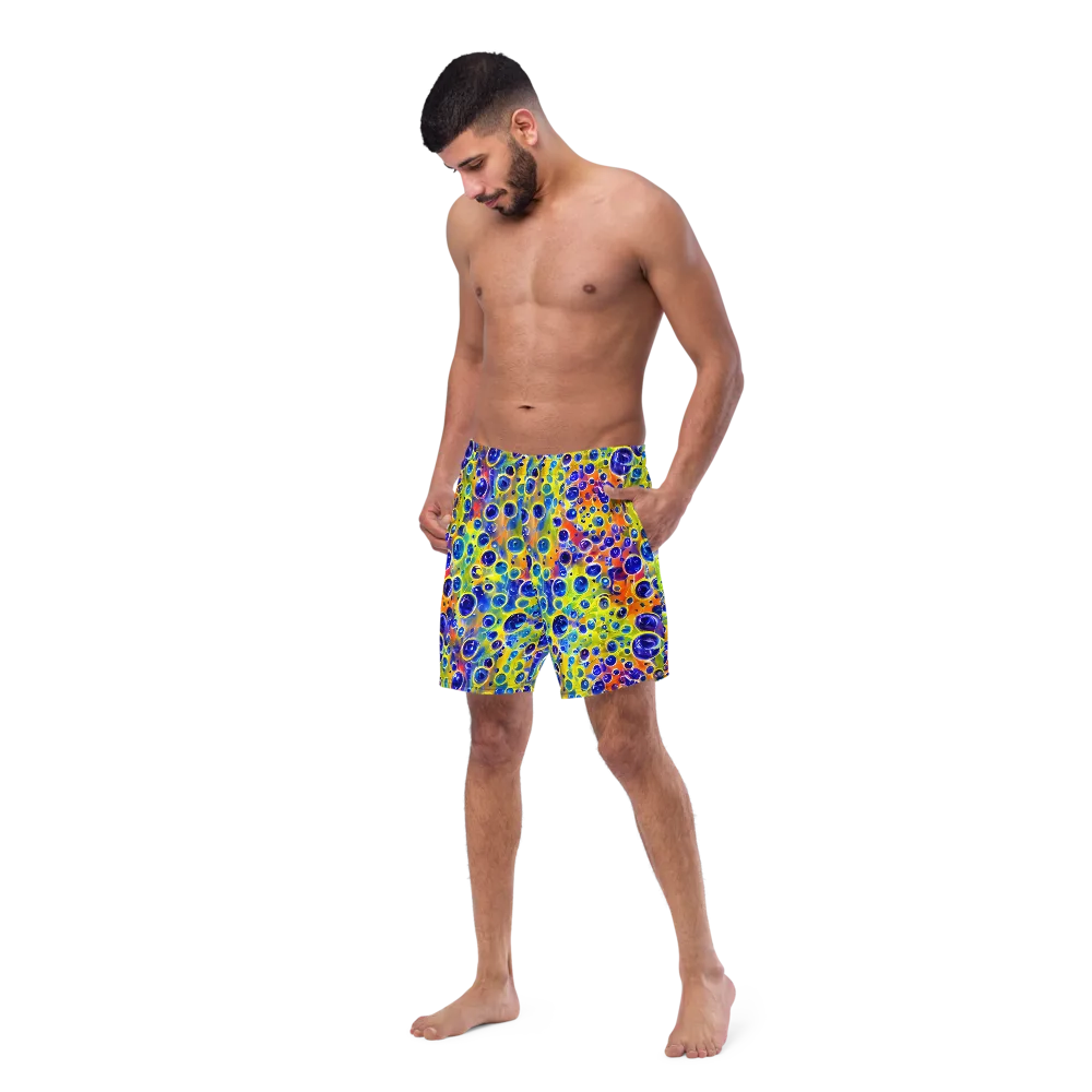 Electric Bubbles on Swim Trunks — Left Front