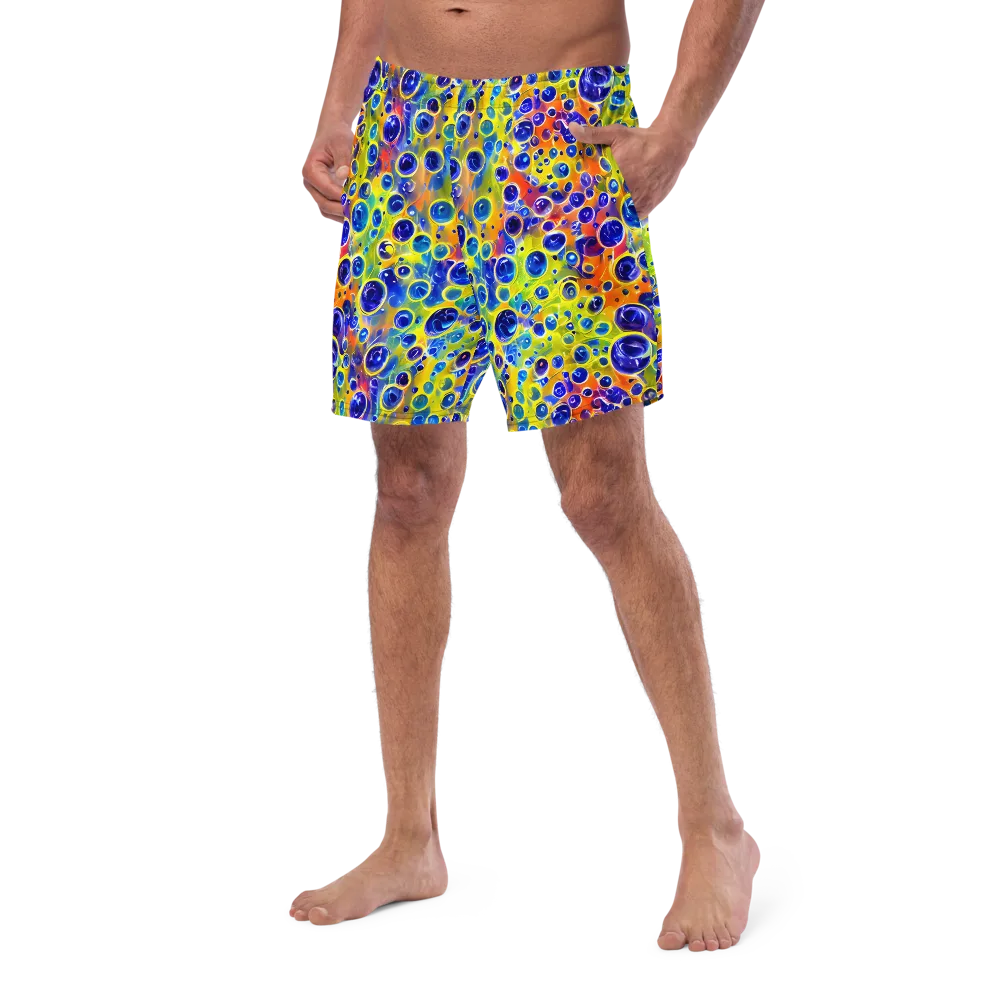 Electric Bubbles on Swim Trunks — Left Front
