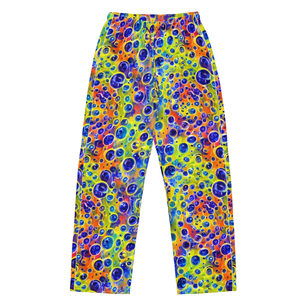 Electric Bubbles on Women's Pajama Pants — Front